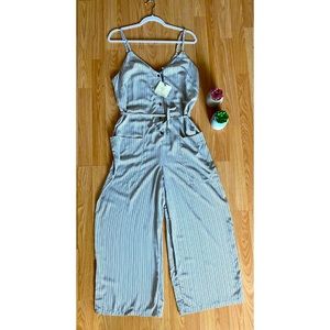 Dress Forum Stripe Jumpsuit Wide Leg size Medium